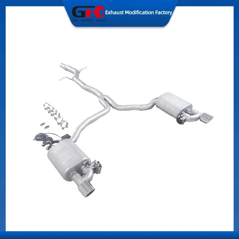 Catback Valvetronic Exhaust System for Audi A4 B8 1.8T 2.0T 2008-2016