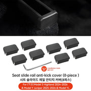 Seat Rail End Cover Set for Tesla Model 3/Y Highland and Juniper