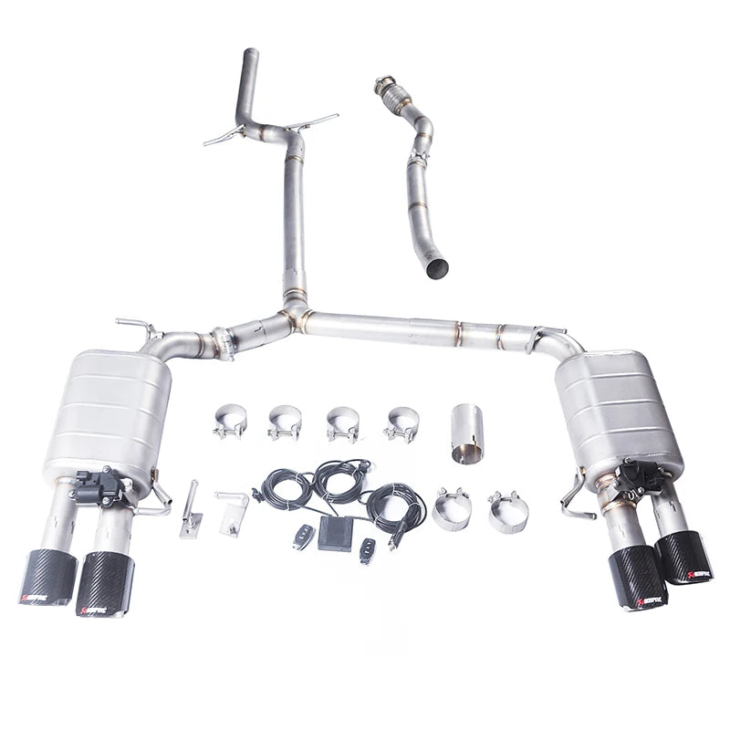Catback Valvetronic Exhaust System for Audi A4 B8 1.8 2.0T 2008-2016