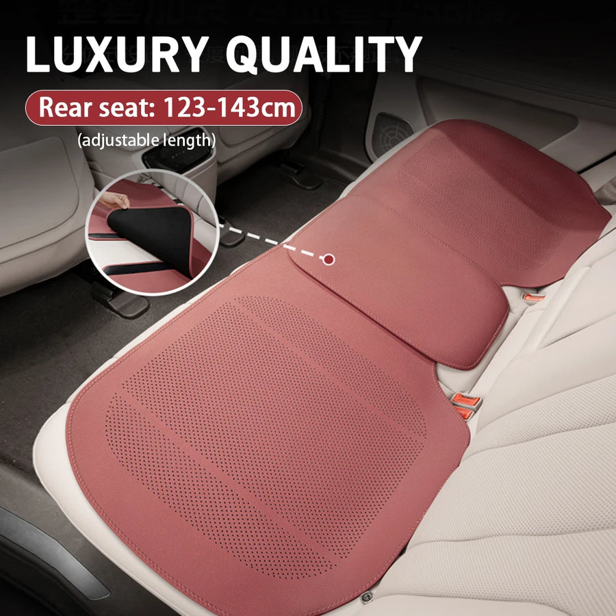 Universal Leather-look Car Seat Cover and Cushion Set