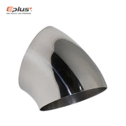 Universal 304 Stainless Steel 45-Degree Exhaust Pipe Elbow