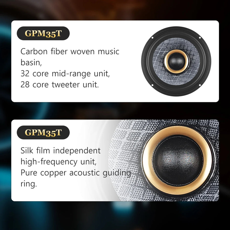 3.5-Inch Point-Source Car Center Midrange Speaker