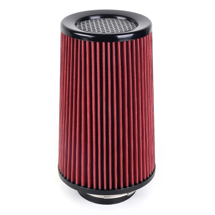 Intake Air Filter for-76mm 3" Race Car High Flow Cold Air Intake Air Filter 10.6" Tall Universal Conical Washable Air Filters