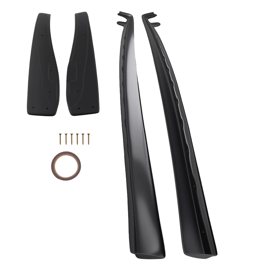 Black Side Skirt Extensions for 2005–2013 Chevrolet Corvette