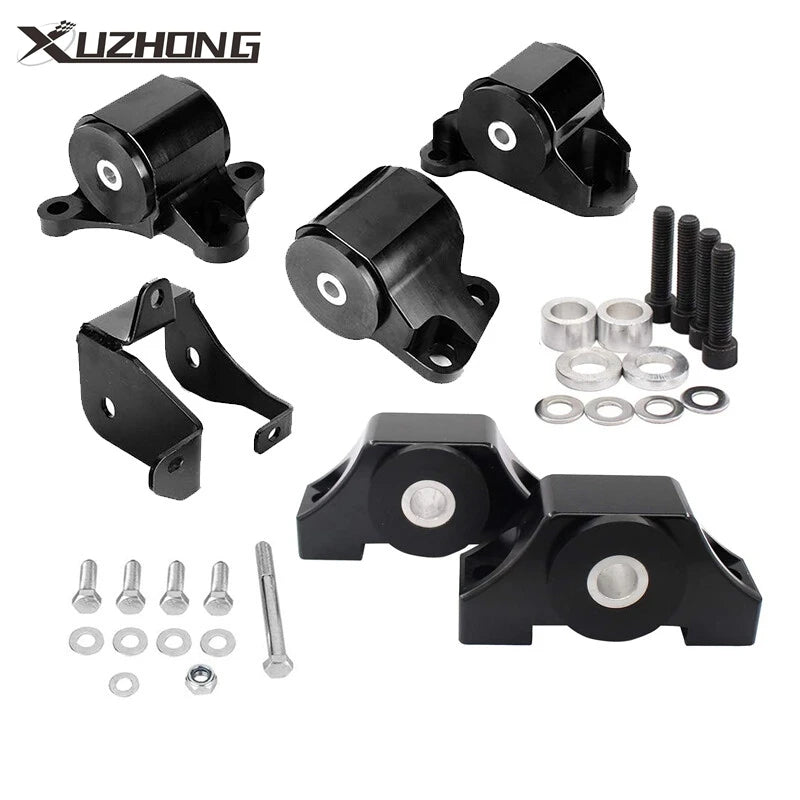 2-Bolt Engine Swap Motor Mount Kit for 1996-2000 Honda Civic EK B-Series D-Series SAU-881