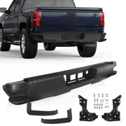 Black Rear Bumper Assembly for 2014–2018 Chevrolet/GMC Silverado/Sierra 1500