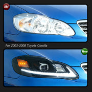LED Tail Light Assembly Set for 2003–2008 Toyota Corolla