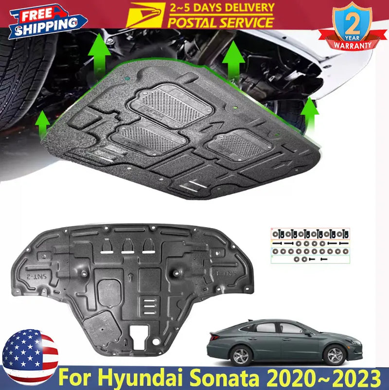 Front Engine Splash Shield for Hyundai Sonata 2020-2023