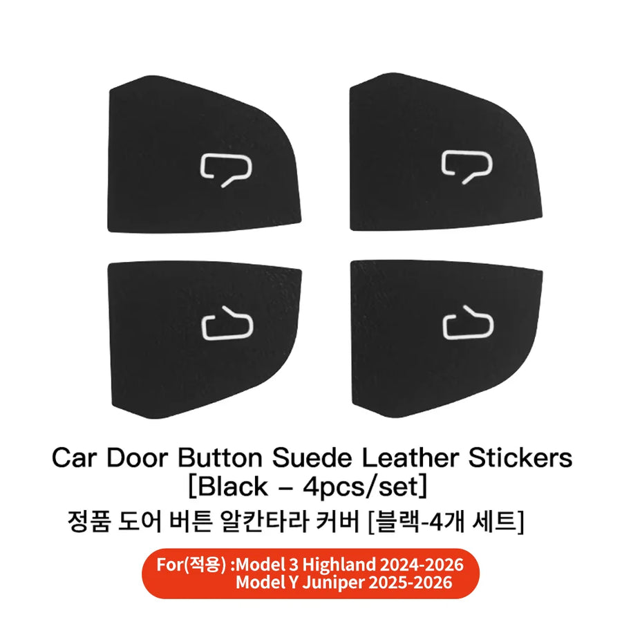 Interior Door and Window Button Sticker Set for Tesla Model 3/Y