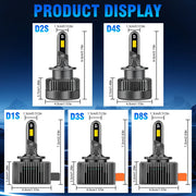 D1S/D2S/D3S/D4S/D8S LED Headlight Conversion Bulb – 6000K