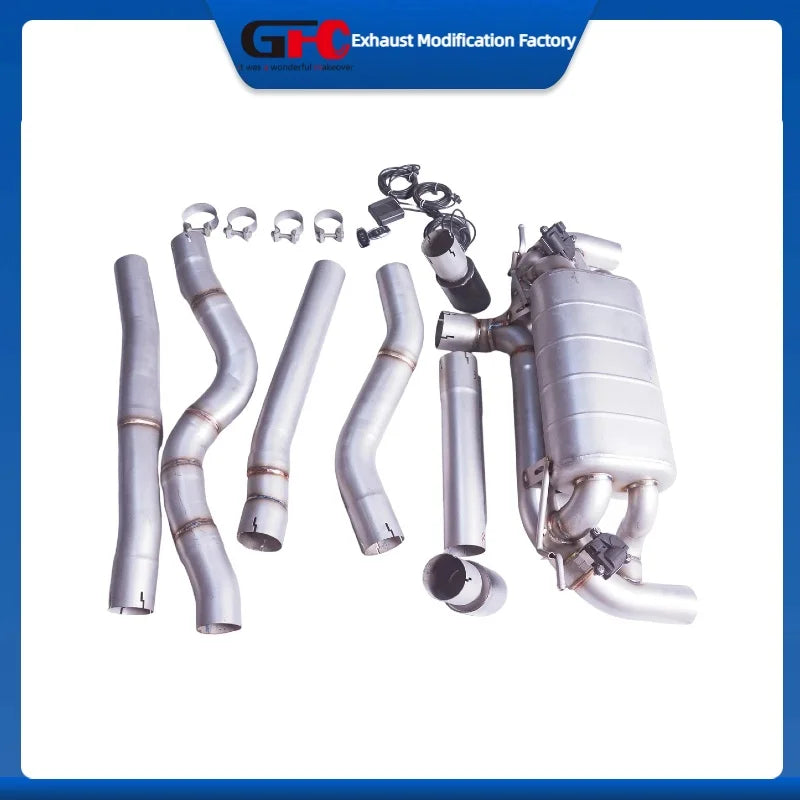 304 Stainless Steel Valved Cat-Back Exhaust System for BMW 2013-2018 340i 440i 430i