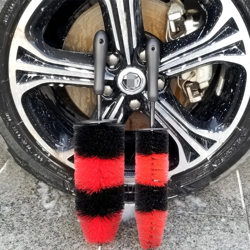 Wheel Cleaning Brushes - Large, Small or 2-Piece Set