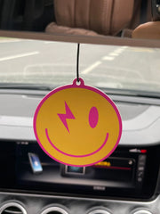 Smiley Face/Freesia Fresh Scent Car Air Freshener