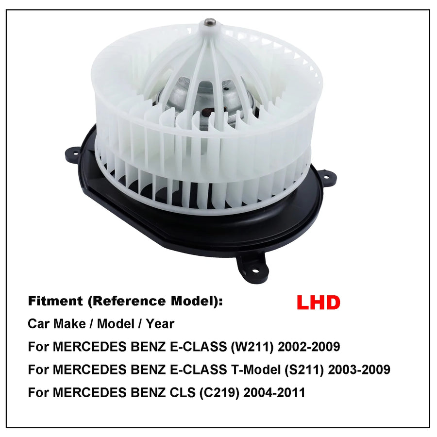 HVAC Blower Motor for Mercedes-Benz E-Class W211/S211 & C219 2003-2010