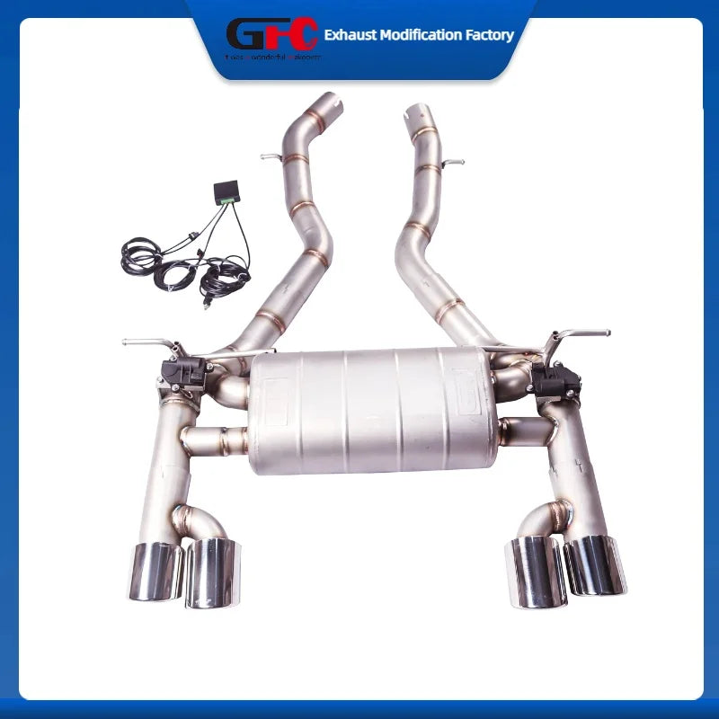 304 Stainless Steel Valved Cat-Back Exhaust System for BMW M3 M4 2014-2019