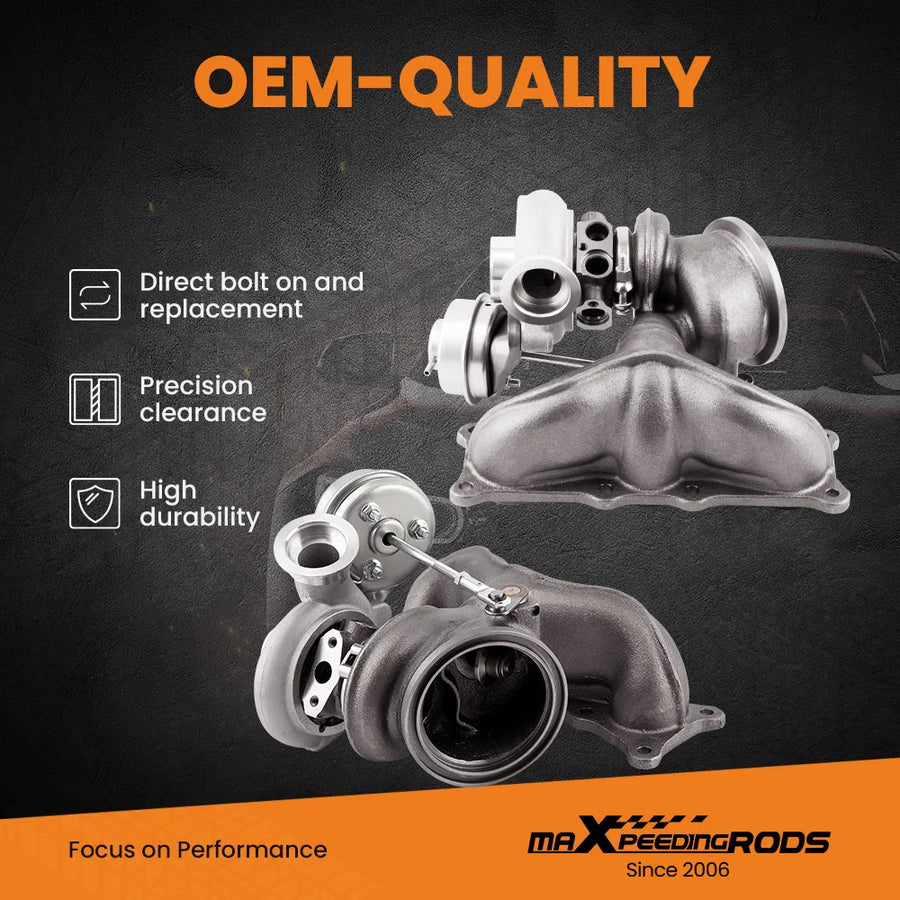 Twin Turbocharger for BMW N54 335i 335xi 335is 3.0L
