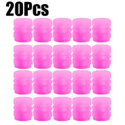 Glow-in-the-Dark Tire Valve Cap Set