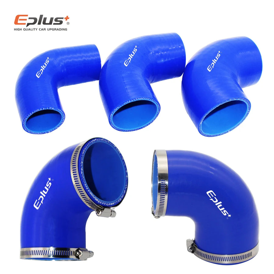 Universal 90° Silicone Intercooler Hose Coupler, 12-102mm