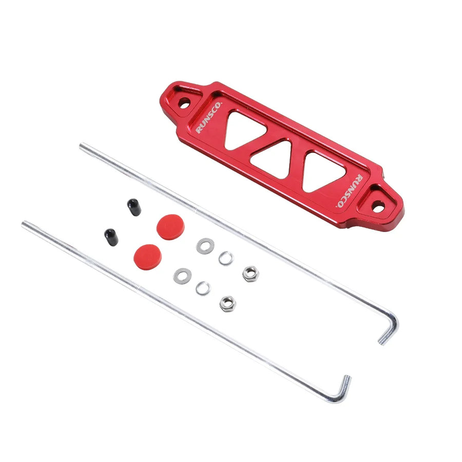 145mm Aluminum Battery Tie-Down Bracket for Honda Civic and Acura Integra