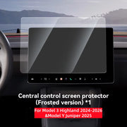 Rear Center Tempered-Glass Screen Protector for Tesla Model 3/Y Highland and Juniper