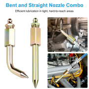 Grease Gun Coupler and Nozzle Accessory Kit – 7 Pieces