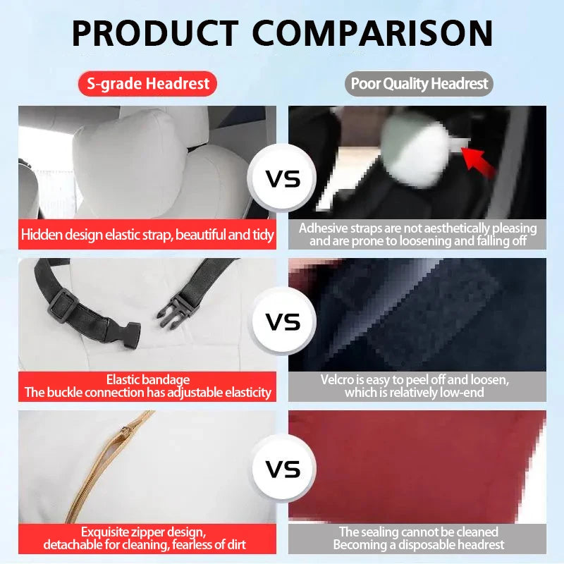 Neck Pillow and Lumbar Support for Tesla Model 3/Y