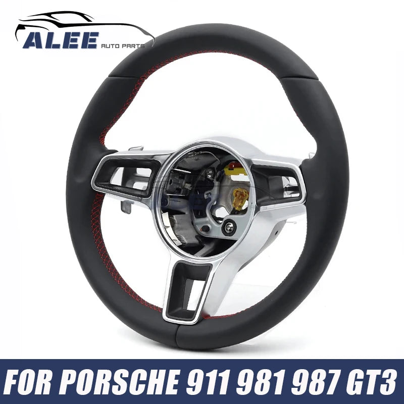 Nappa-Leather Steering Wheel for Porsche Cayenne, Panamera, Macan and 718