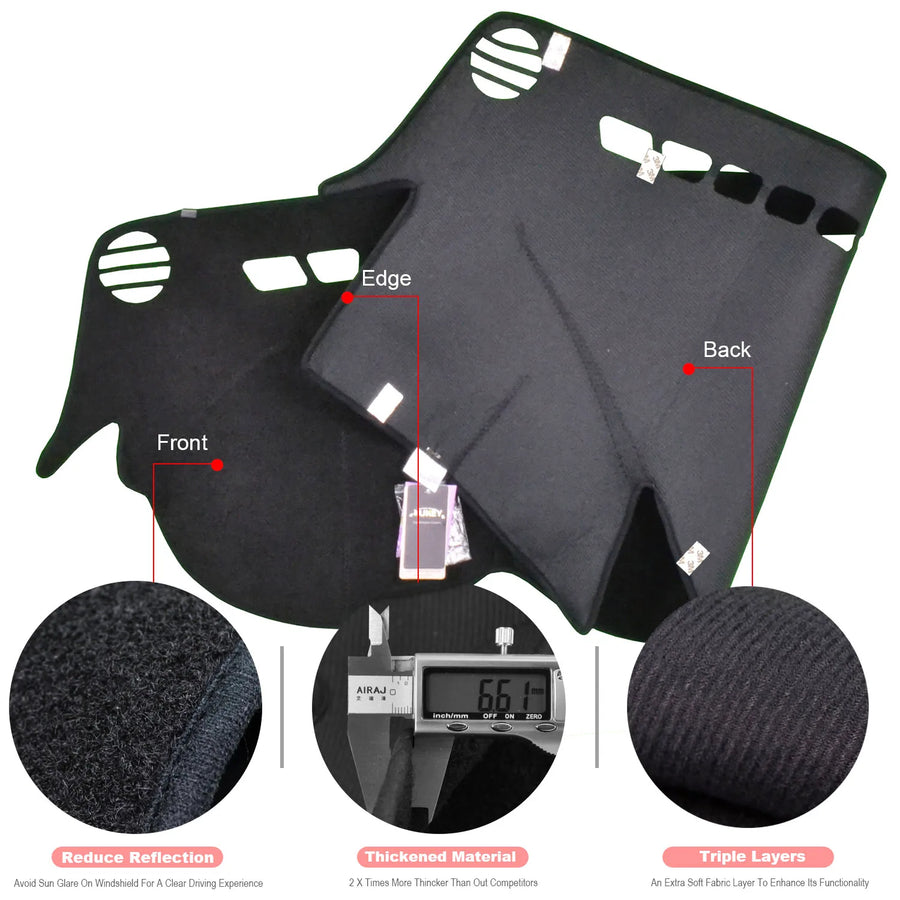 All-Weather Floor Mats for Car Dashboard 2011-2014