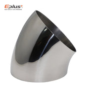 Universal 304 Stainless Steel 45-Degree Exhaust Pipe Elbow
