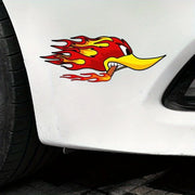 Flame Bird Vinyl Car Sticker Decal