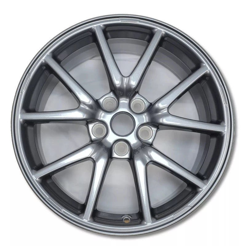 Tesla Model 3 18 x 8.5-Inch Charcoal Aero-Style Alloy Wheel – 2017–2023