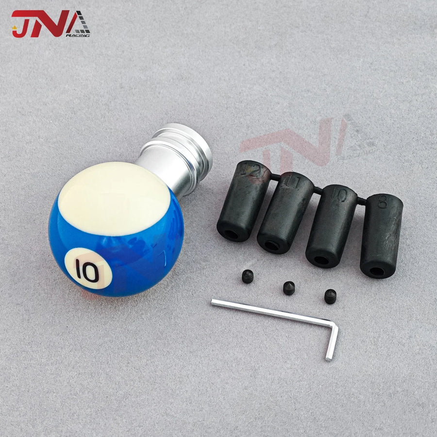 Number 1-15 Billiards Ball Design Shift Knob Universal Modified Sports Gear Stick Shifter Knob
