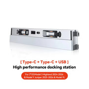 USB Charging Dock for Tesla Model 3/Y Highland and Juniper