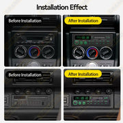 Retro 1-DIN Bluetooth Car Stereo with FM, AM, RDS, DAB and USB