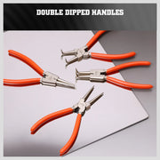 4-Piece 7-Inch Internal and External Snap Ring Pliers Set