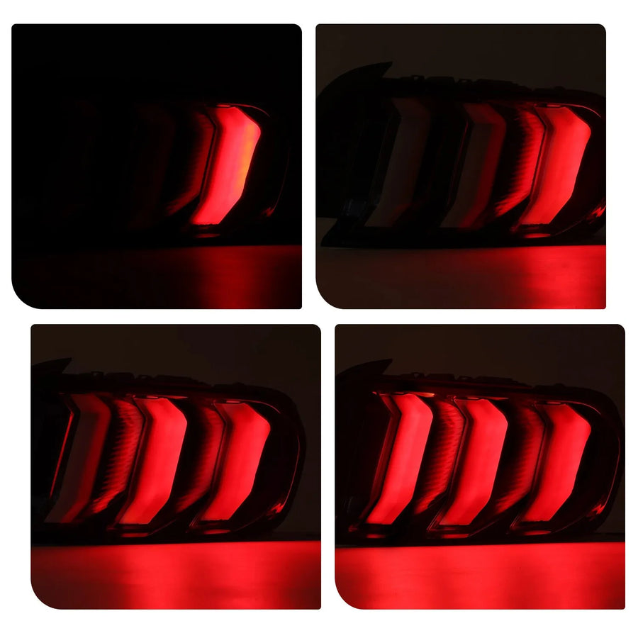 Smoked LED Sequential Tail Lights for Ford Mustang 2015–2023 – Pair