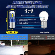 2-Piece 1156/1157/7440/7443 LED Brake/Reverse Light Bulb – Yellow/Red/White