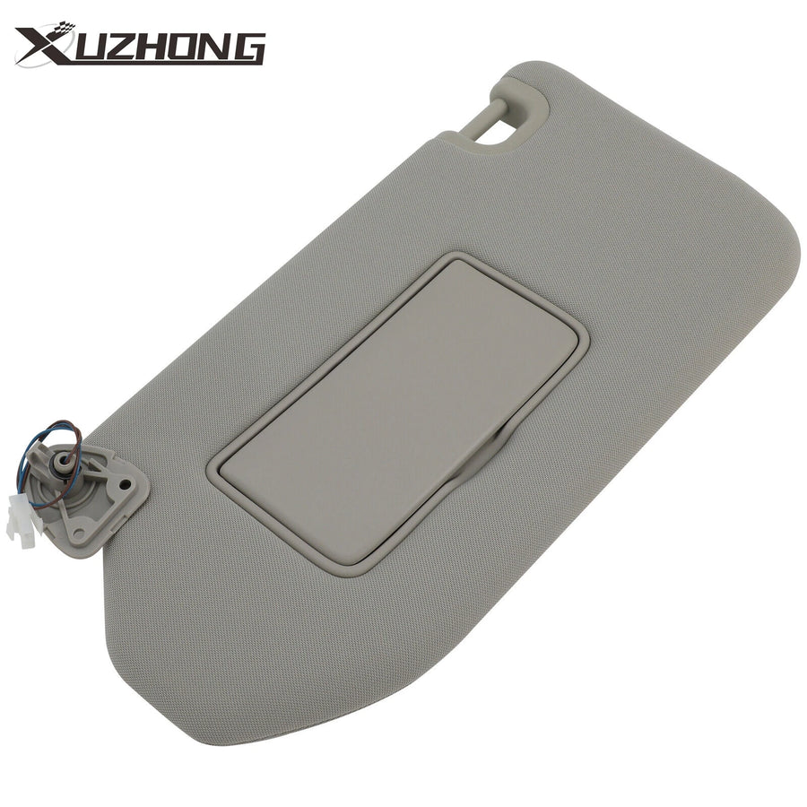 Left Driver Gray Sun Visor with Lamp for Nissan Pathfinder 2013-2018 96401-9PB0A