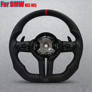 Flat-Bottom M Sport Steering Wheel for BMW M3, M4, M5