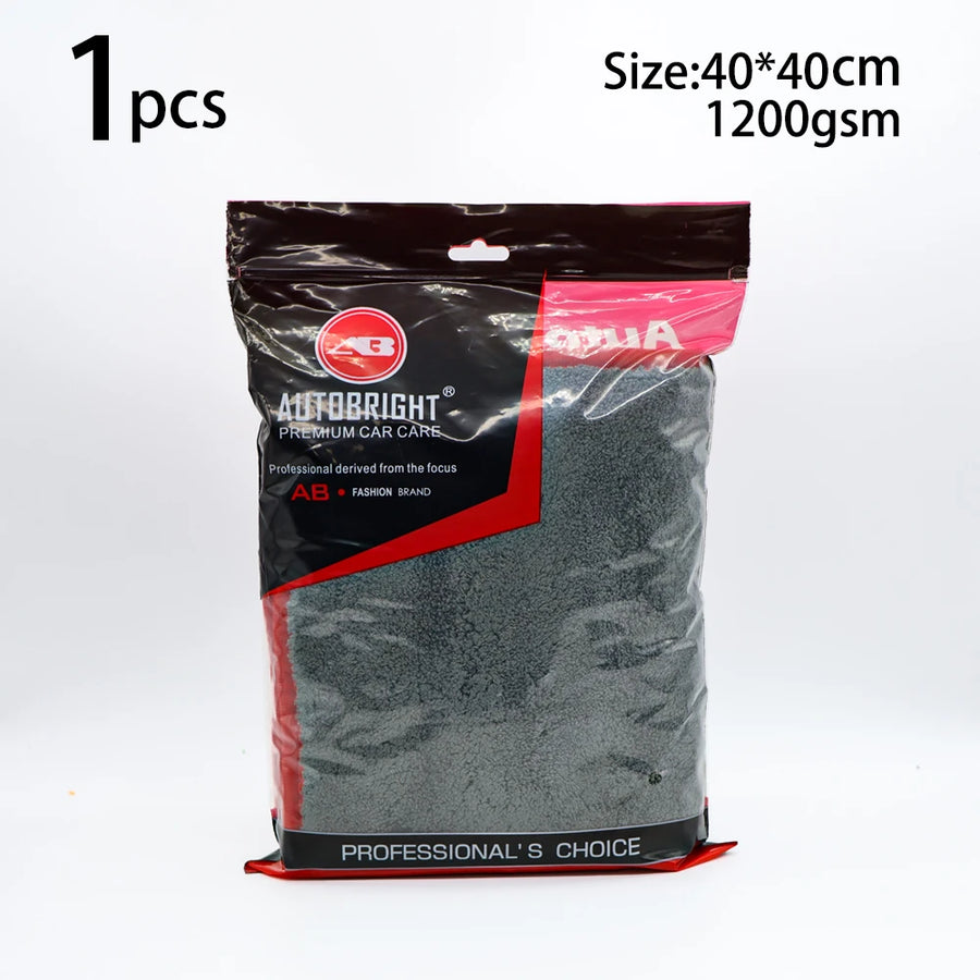 1200 GSM Microfiber Car Cleaning Towel, Three Size Options