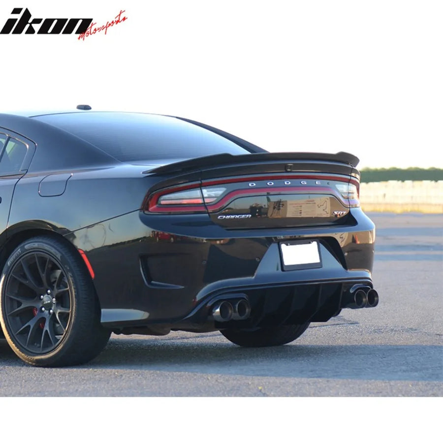 Unpainted Rear Bumper Diffuser for 2015–2023 Dodge Charger