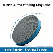 6-Inch Clay Decontamination Disc with 15 mm Foam Layer