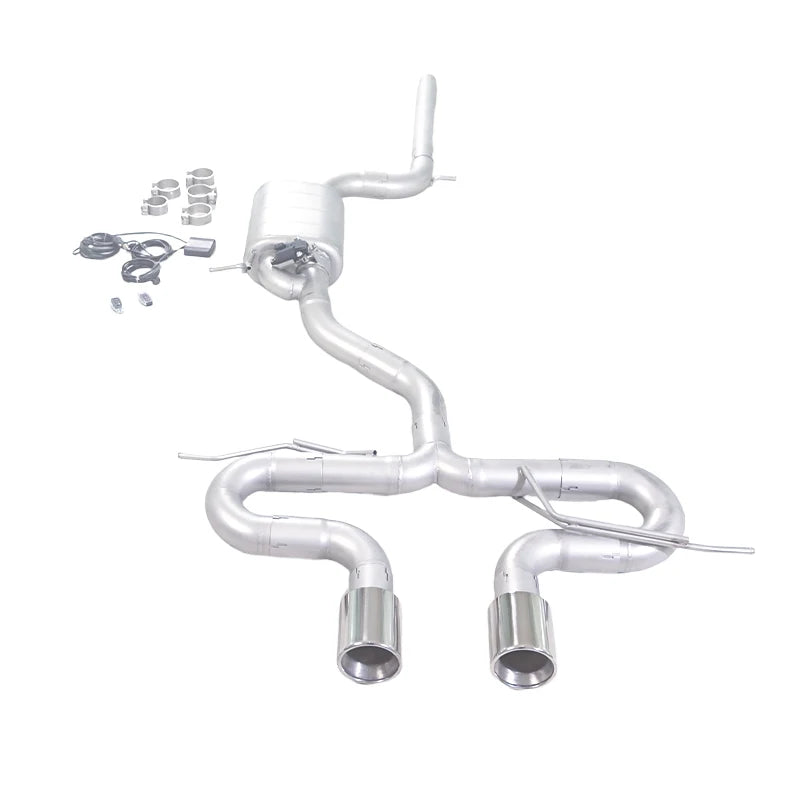 Catback Valvetronic Exhaust System for Volkswagen Scirocco 1.4T 2.0T 2009-2016