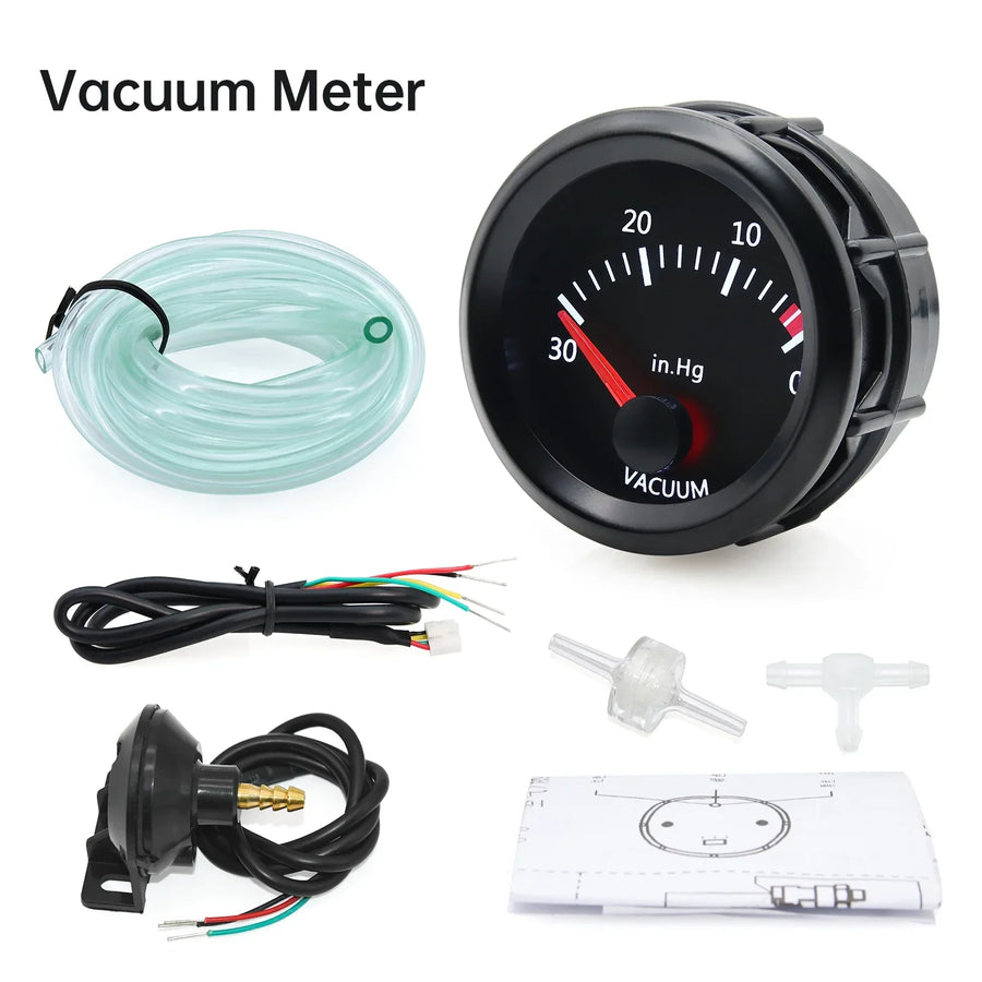 52mm Air/Fuel Ratio, Water Temperature, Oil Temperature and More Automotive Gauge