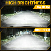 2-Piece H1/H4/H7/H11/H13/H27 LED Headlight Bulb – 4300K, CANBUS