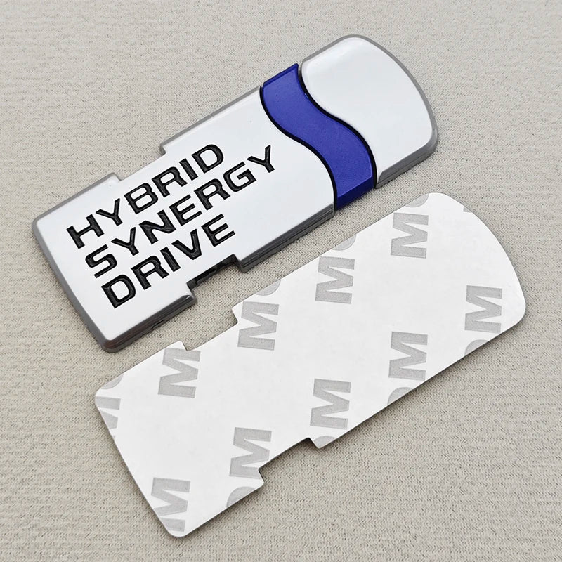 3D Metal Logo HYBRID SYNERGY DRIVE Emblem Badge for Toyota Prius Camry RAV4 Corolla Trunk Fender Sticker