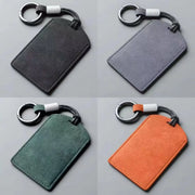 Key Card Case - Blank Card Holder with Embossed Leather for Men and Women - NFC Protection Case