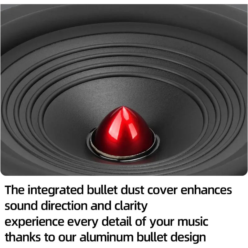 6.5-Inch Carbon-Fiber Cone Mid-Bass Car Speaker