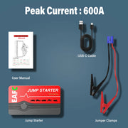 600A or 2000A 12V Portable Car Jump Starter and Power Bank