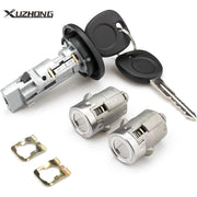For 2003-2007 Chevrolet Ignition Key Switch Cylinder Kit & 2 Keys and Door Locks